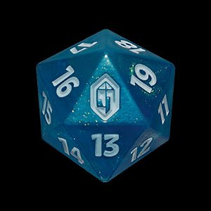 Magic: The Gathering - FINAL FANTASY: Prerelease "Crystal" D20 Die⁣ - El Duelista