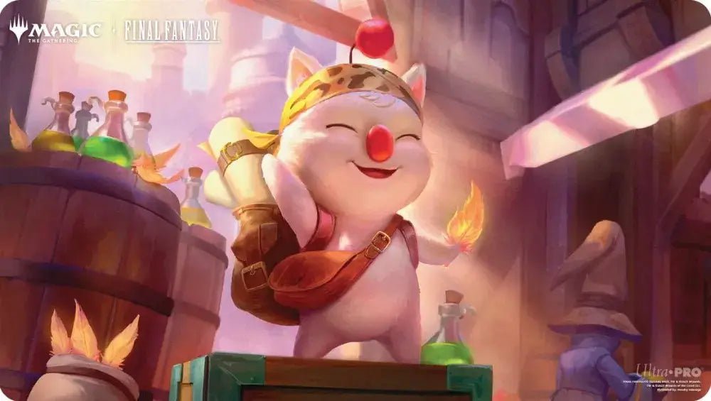 Magic: The Gathering - FINAL FANTASY: "Stiltzkin, Moogle Merchant" Playmat⁣ - El Duelista