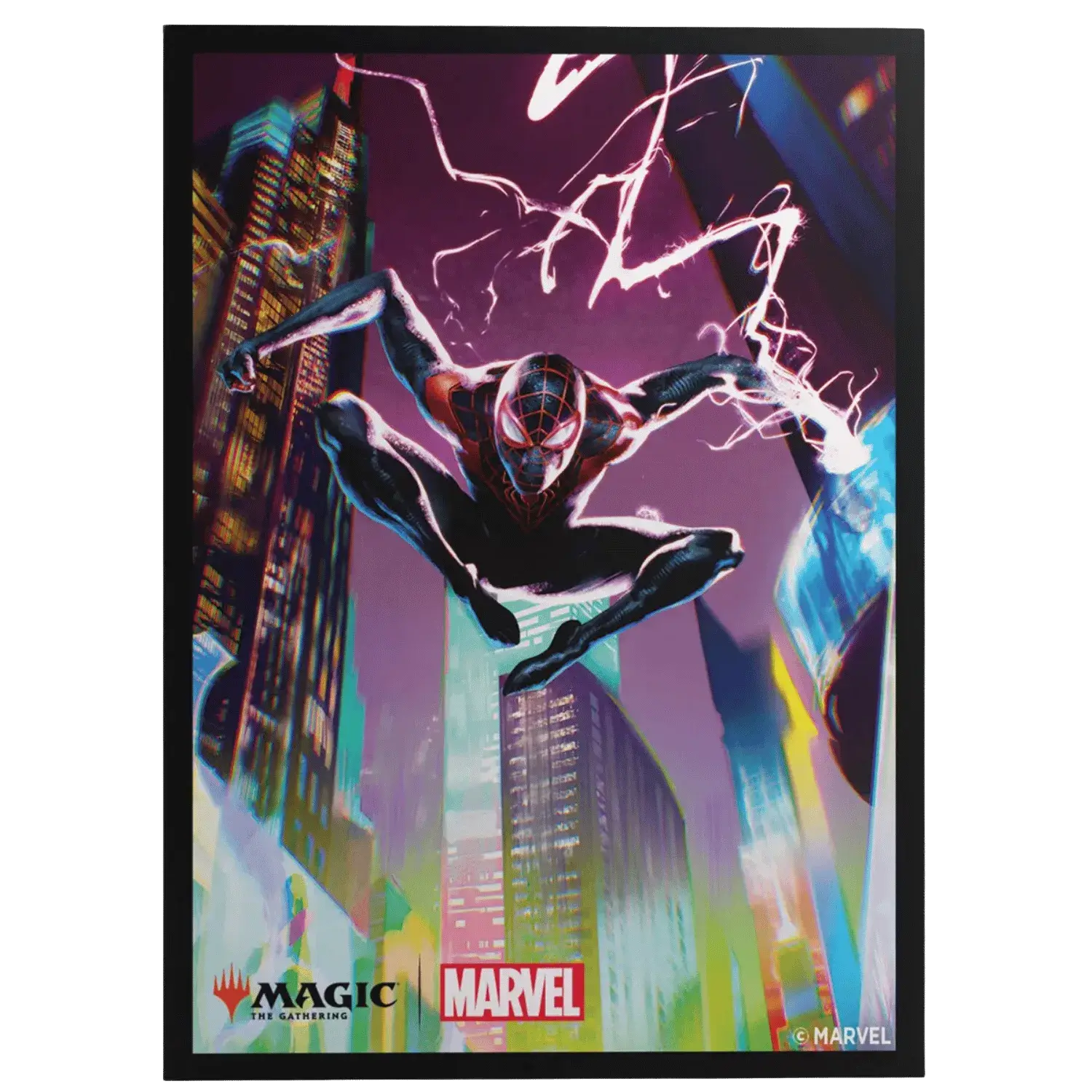 Magic: The Gathering | Marvel's Spider - Man: Gamegenic "Spider - Man Miles Morales" Premium Art Sleeves - El Duelista