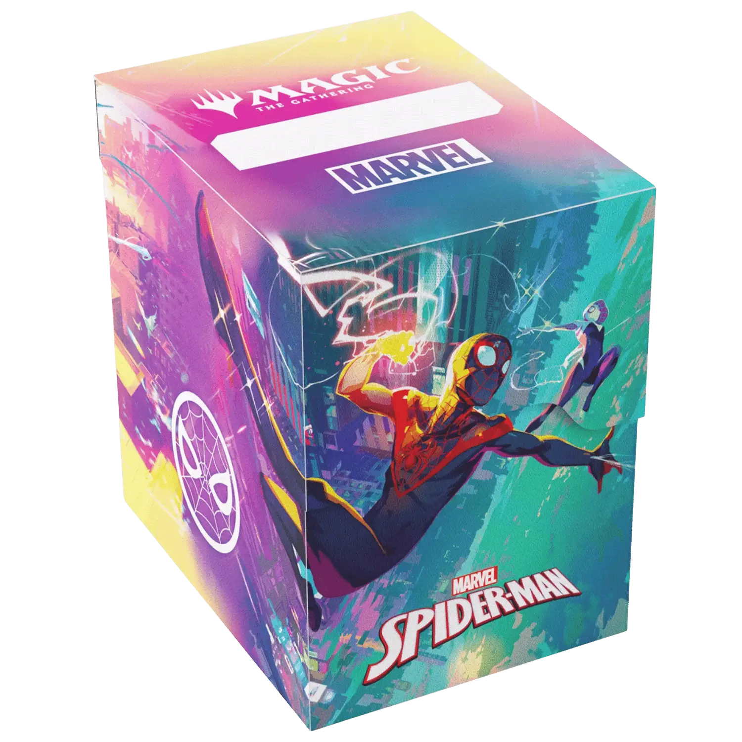 Magic: The Gathering | Marvel's Spider - Man: Gamegenic "Spider - Man/Spider - Gwen" Soft Crate 80+ Deck Box - El Duelista
