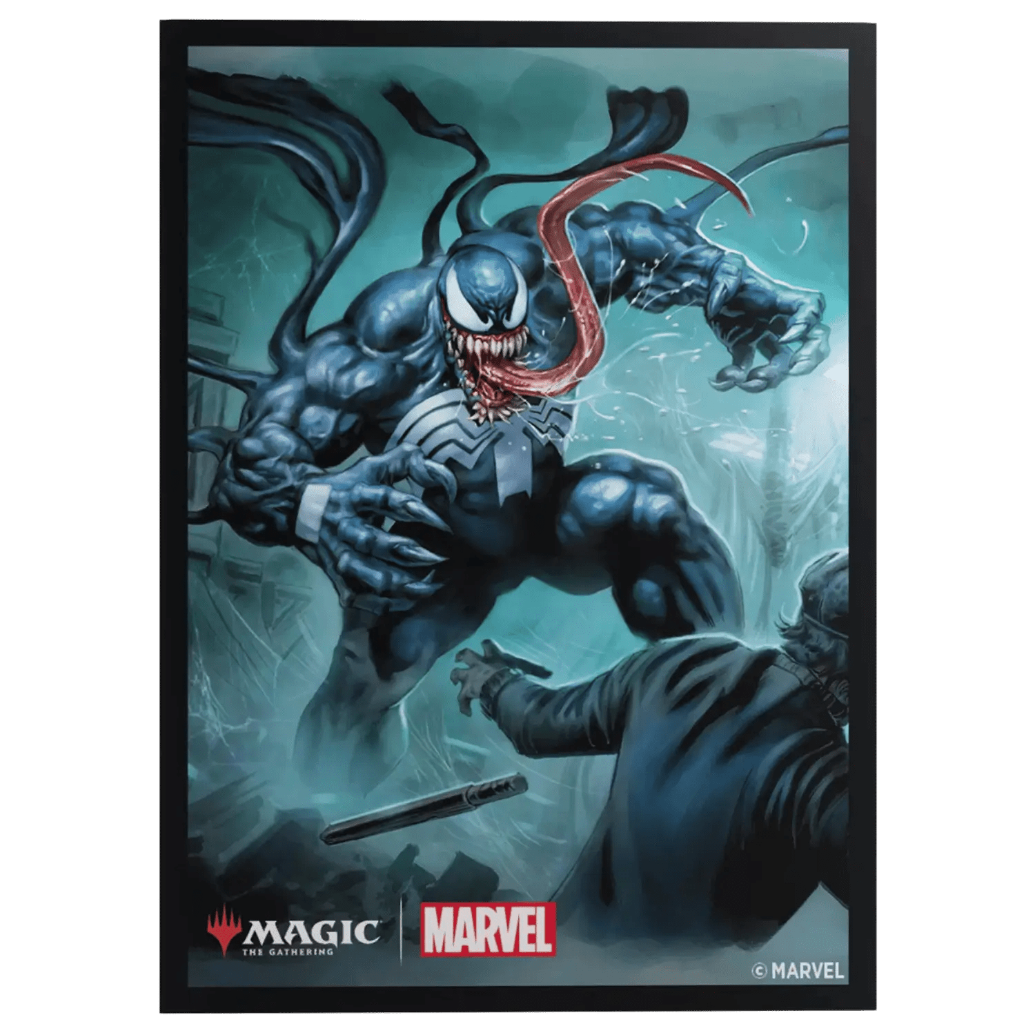 Magic: The Gathering | Marvel's Spider - Man: Gamegenic "Venom" Premium Art Sleeves - El Duelista