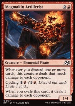 Magmakin Artillerist⁣ - Aetherdrift⁣ (Common)⁣ [137] - El Duelista