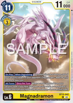 Magnadramon (BT15 - 042)⁣ - Exceed Apocalypse⁣ (Rare)⁣ [042] - El Duelista