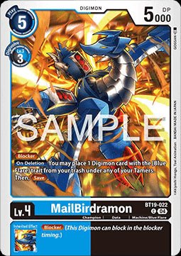 MailBirdramon (BT19 - 022)⁣ - Special Booster Ver 2.5⁣ (Common)⁣ [BT19 - 022] - El Duelista