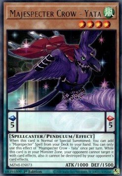 Majespecter Crow - Yata⁣ - Maze of Millennia⁣ (Rare)⁣ [073] - El Duelista