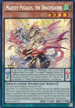Majesty Pegasus, the Dracoslayer - 25th Anniversary Tin: Dueling Heroes Mega Pack (Secret Rare) [MP23 - 173] - El Duelista