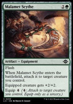 Malamet Scythe⁣ - The Lost Caverns of Ixalan⁣ (Common)⁣ [200] - El Duelista