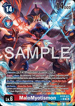 MaloMyotismon (EX10 - 011) (V.2) - Sinister Order (Alternative Art) [011] - El Duelista
