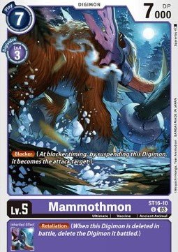 Mammothmon (ST16 - 10) (V.1)⁣ - Starter Deck: Wolf of Friendship⁣ (Uncommon)⁣ [010] - El Duelista