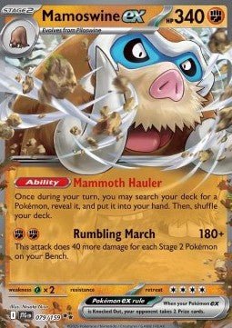 Mamoswine ex⁣ - Journey Together⁣ (Double Rare)⁣ [079] - El Duelista
