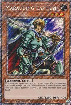 Marauding Captain (V.1 - Platinum Secret Rare)⁣ - Quarter Century Bonanza⁣ (Platinum Secret Rare)⁣ [118] - El Duelista