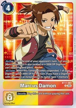 Marcus Damon (BT17 - 087) (V.1)⁣ - Secret Crisis⁣ (Rare)⁣ [087] - El Duelista