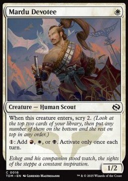 Mardu Devotee⁣ - Tarkir: Dragonstorm⁣ (Common)⁣ [16] - El Duelista