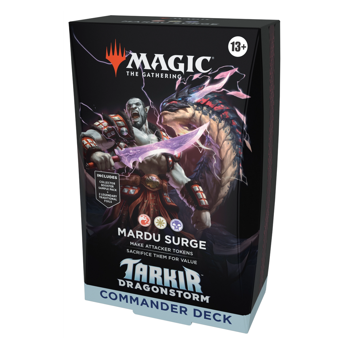 Magic: The Gathering—Tarkir: Dragonstorm: Mardu Surge Commander Deck, caja sellada