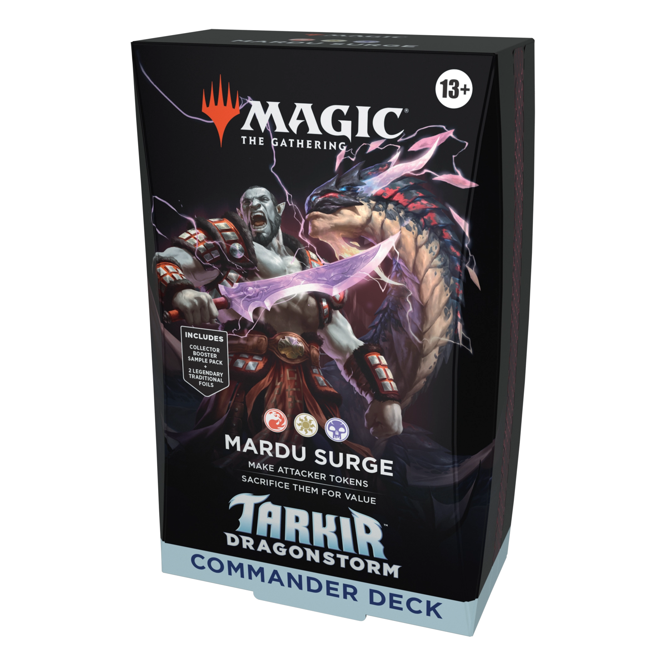 Magic: The Gathering—Tarkir: Dragonstorm: Mardu Surge Commander Deck, caja sellada