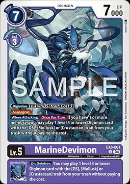 MarineDevimon (EX8 - 061) (V.1)⁣ - Chain of Liberation⁣ (Uncommon)⁣ [061] - El Duelista