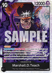Marshall.D.Teach (OP09 - 093) (V.1) - Emperors in the New World (Super Rare) [OP09 - 093] - El Duelista
