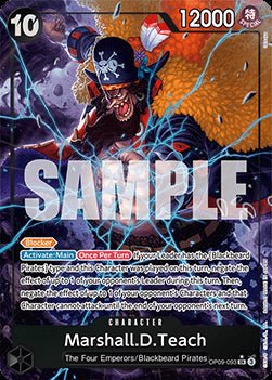 Marshall.D.Teach (OP09 - 093) (V.2) - Emperors in the New World (Alternate Art) [OP09 - 093] - El Duelista