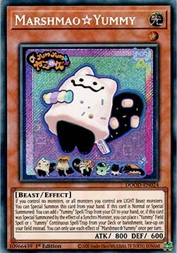 MarshmaoYummy (V.1 - Secret Rare) - Doom of Dimensions (Secret Rare) [DOOD - 024] - El Duelista