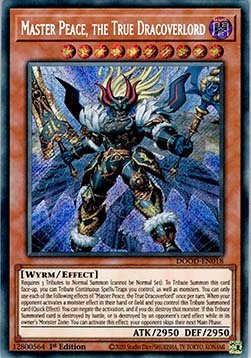 Master Peace, the True Dracoverlord (V.1 - Secret Rare) - Doom of Dimensions (Secret Rare) [DOOD - 018] - El Duelista