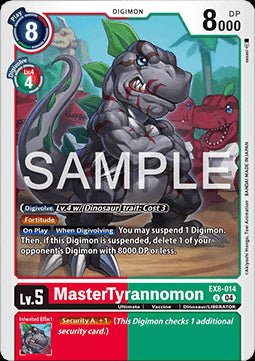 MasterTyrannomon (EX8 - 014) (V.1)⁣ - Chain of Liberation⁣ (Uncommon)⁣ [014] - El Duelista