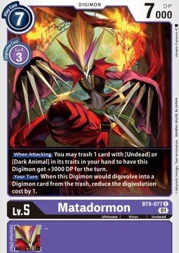 Matadormon (BT9 - 077)⁣ - X Record⁣ (Common)⁣ [077] - El Duelista