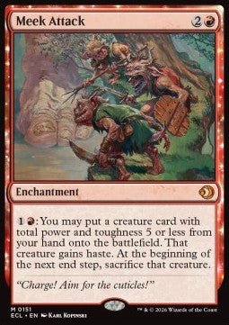 Meek Attack - Lorwyn Eclipsed (Mythic) [ECL - 151] - El Duelista
