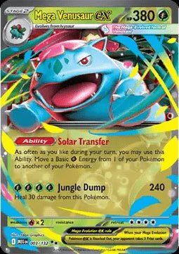 Mega Venusaur ex - Mega Evolution (Double Rare) [MEG - 003] - El Duelista