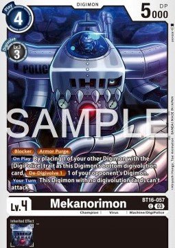 Mekanorimon (BT16 - 057)⁣ - Beginning Observer⁣ (Common)⁣ [057] - El Duelista