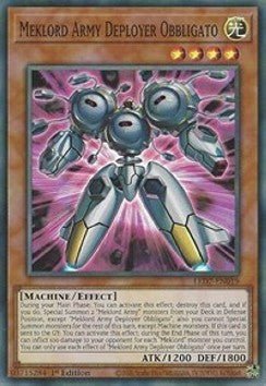 Meklord Army Deployer Obbligato - Legendary Duelists: Rage of Ra (Super Rare) [LED7 - 019] - El Duelista