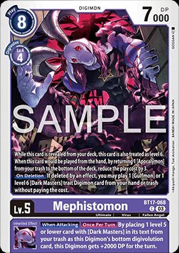 Mephistomon (BT17 - 068)⁣ - Secret Crisis⁣ (Common)⁣ [068] - El Duelista