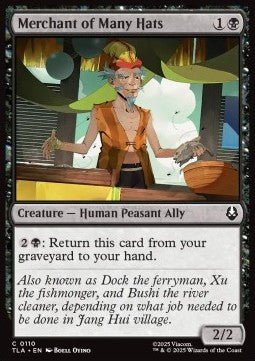 Merchant of Many Hats - Magic: The Gathering | Avatar: The Last Airbender (Common) [TLA - 110] - El Duelista