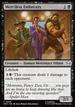 Merciless Enforcers - Magic: The Gathering | Marvel's Spider - Man (Common) [SPM - 58] - El Duelista