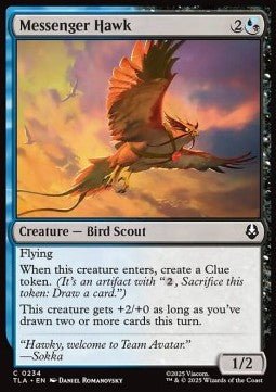 Messenger Hawk - Magic: The Gathering | Avatar: The Last Airbender (Common) [TLA - 234] - El Duelista
