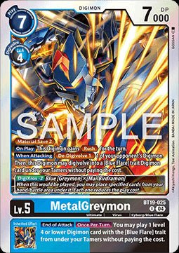 MetalGreymon (BT19 - 025)⁣ - Special Booster Ver 2.5⁣ (Rare)⁣ [BT19 - 025] - El Duelista