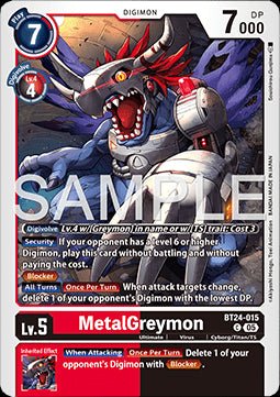 MetalGreymon (BT24 - 015) - Time Stranger (Common) [BT - 24 - 015] - El Duelista
