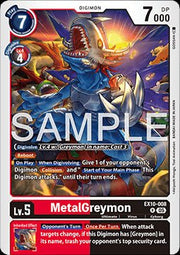 MetalGreymon (EX10 - 008) - Sinister Order (Rare) [008] - El Duelista