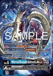 MetalSeadramon Ace (EX8 - 026) (V.2)⁣ - Chain of Liberation⁣ (Alternative Art)⁣ [026] - El Duelista