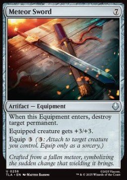 Meteor Sword - Magic: The Gathering | Avatar: The Last Airbender (Uncommon) [TLA - 258] - El Duelista