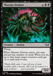 Miasma Demon⁣ - Duskmourn: House of Horror⁣ (Uncommon)⁣ [109] - El Duelista