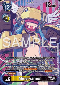 Minervamon (BT24 - 041) (V.2) - Time Stranger (Alternative Art) [BT - 24 - 041] - El Duelista