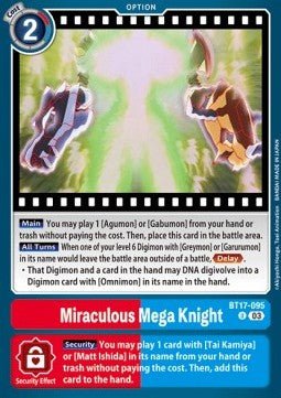 Miraculous Mega Knight (BT17 - 095)⁣ - Secret Crisis⁣ (Uncommon)⁣ [095] - El Duelista