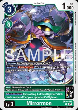 Mirrormon (EX10 - 016) (V.1) - Sinister Order (Common) [016] - El Duelista