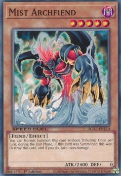 Mist Archfiend⁣ - Speed Duel GX: Duelists of Shadows⁣ (Common)⁣ [E10] - El Duelista