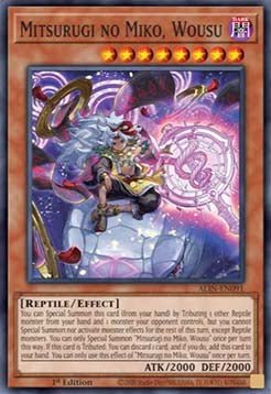 Mitsurugi no Miko, Wousu⁣ - Alliance Insight⁣ (Common)⁣ [091] - El Duelista