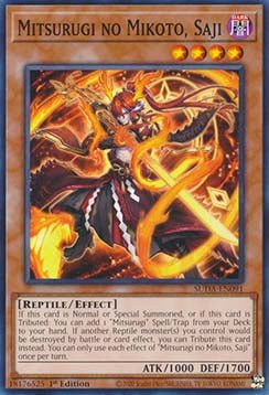Mitsurugi no Mikoto, Saji⁣ - Supreme Darkness⁣ (Common)⁣ [091] - El Duelista