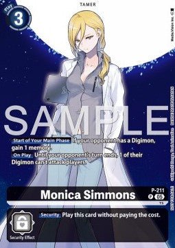 Monica Simmons (P - 211) - Promos (Promo) [P - 211] - El Duelista