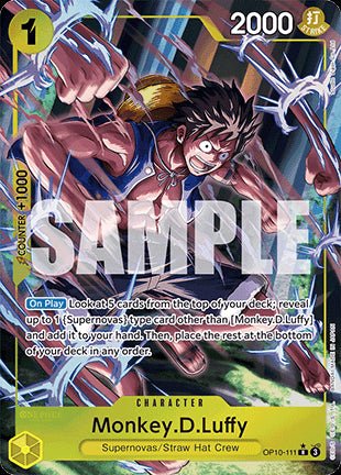 Monkey.D.Luffy (OP10 - 111) (V.2) - Royal Blood (Alternate Art) [OP10 - 111] - El Duelista