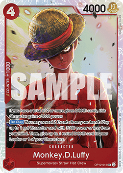 Monkey.D.Luffy (OP12 - 015) (V.1) - Legacy of the Master (Super Rare) [OP12 - 015] - El Duelista