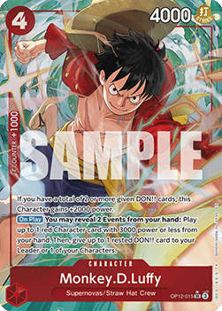 Monkey.D.Luffy (OP12 - 015) (V.2) - Legacy of the Master (Alternate Art) [OP12 - 015] - El Duelista